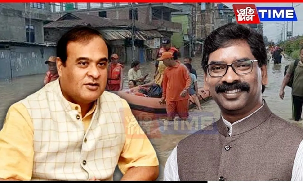 Assam CM Issues Rare Thank-You Post to Jharkhand CM for Generous Flood Relief Donation
